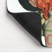 Vintager Cowboy Toy Gun Hand in Keksjar Mousepad (Ecke)