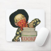Vintager Cowboy Toy Gun Hand in Keksjar Mousepad (Mit Mouse)