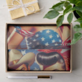 Vintager Cowboy und Button Up Seidenpapier (Geschenk)