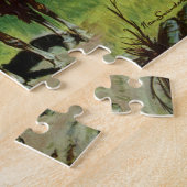 Vintager Cowboy, Zuchtrinder auf dem Bauernhof Puzzle (Seite)