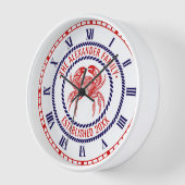 Vintager Crab #1 Familienname Datum der Erstellung Uhr (Winkel)