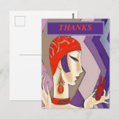 Vintager Crawfish Postkarte (Vorne/Hinten)