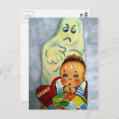 Vintager Creepy-Valentinstag Postkarte (Vorne/Hinten)