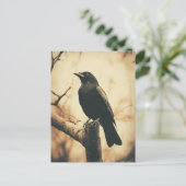 Vintager Crow-Stil Postkarte (Stehend Vorderseite)