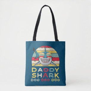 Vintager Daddy Shark "Doo Doo Doo Doo" Tasche