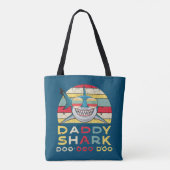 Vintager Daddy Shark "Doo Doo Doo Doo" Tasche (Rückseite)