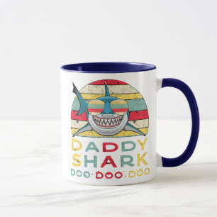 Vintager Daddy Shark "Doo Doo Doo Doo" Tasse