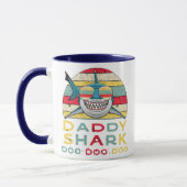 Vintager Daddy Shark "Doo Doo Doo Doo" Tasse (Links)