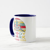 Vintager Daddy Shark "Doo Doo Doo Doo" Tasse (Vorderseite Links)