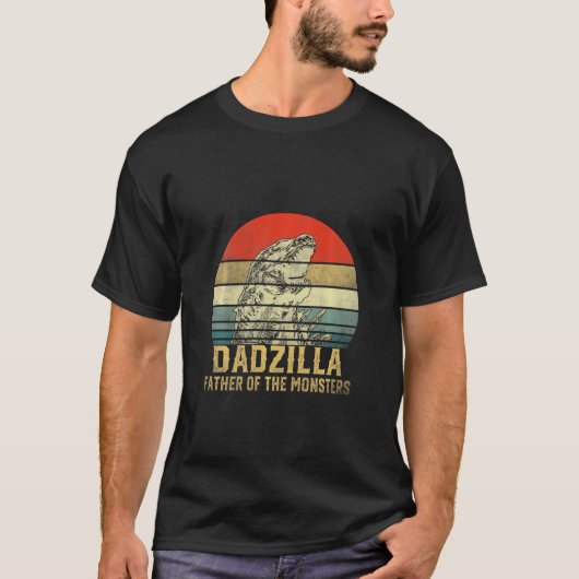 Vintager Dadzilla-Vater des Monsters Shirt Funn (Vorderseite)