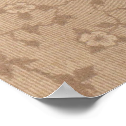 Vintager Dalmatinendruck Poster (Ecke)