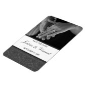 Vintager Damask Speichern des Datumsfensters 4" x Magnet (Linke Seite)