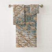 Vintager Damast Badhandtuch Set (Insitu)