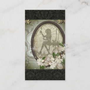Vintager Damast-bezaubernder Visitenkarte