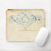 Vintager Damast Mousepad (Mit Mouse)