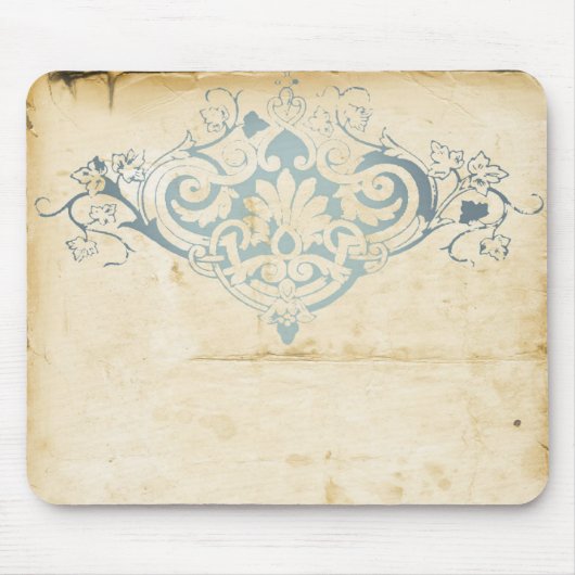 Vintager Damast Mousepad (Vorne)