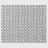 Vintager Damast Nahtloses klassisches Design Geschenkpapier (Flach)