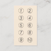 Vintager Damast-Yoga-u. Treuekarte (Rückseite)