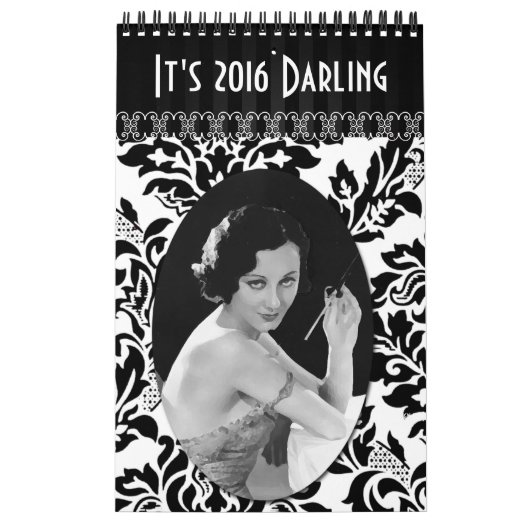 Vintager Damen-Kalender Kalender (Titelbild)