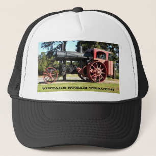 Vintager Dampf-Traktor Truckerkappe