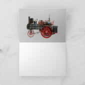 VINTAGER DAMPFTAG KARTE (Innenseite)