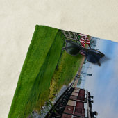 Vintager Dampfzug 89 - Name hinzufügen oder lösche Strandtuch (Beispiel)