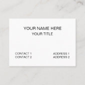 Vintager Dampfzug auf Bahnstrecke Kunst Visitenkarte (Rückseite)