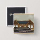 Vintager Dampfzug Button (Vorne & Hinten)