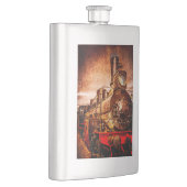 Vintager Dampfzug Flachmann (Rechts)