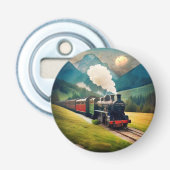 Vintager Dampfzug Flaschenöffner (Vorderseite)