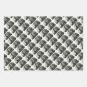 Vintager Dampfzug Geschenkpapier Set (Vorderseite 2)