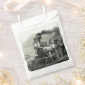Vintager Dampfzug Geschenktütchen (Ausgeschnitten)