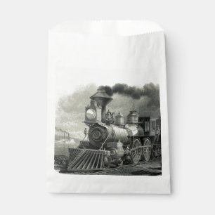 Vintager Dampfzug Geschenktütchen