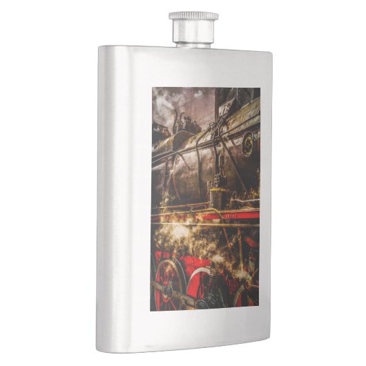 Vintager Dampfzug - In-Steam Flachmann (Rechts)