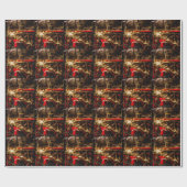 Vintager Dampfzug - In-Steam Geschenkpapier (Flach)