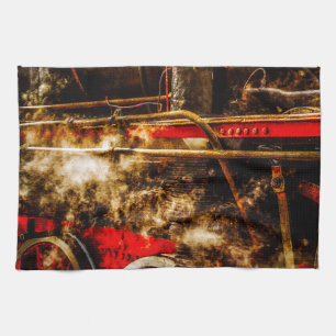 Vintager Dampfzug - In-Steam Geschirrtuch
