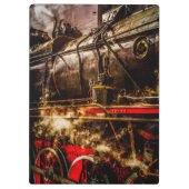 Vintager Dampfzug - In-Steam Klemmbrett (Rückseite)