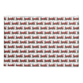 Vintager Dampfzug Kissenbezug (Rückseite)