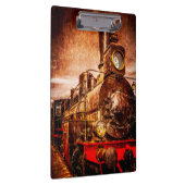 Vintager Dampfzug Klemmbrett (Rechts)