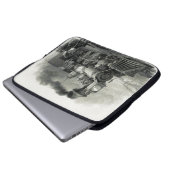 Vintager Dampfzug Laptopschutzhülle (Vorne Knopf)