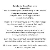 Vintager Dampfzug, leicht ablenkbar, Name hinzufüg Kaffeetasse