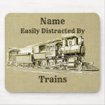 Vintager Dampfzug, leicht ablenkbar, Name hinzufüg