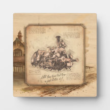 Vintager Dampfzug / Lokomotive Art. Fahrergeschenk