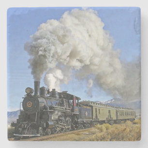 Vintager Dampfzug Motor Steinuntersetzer