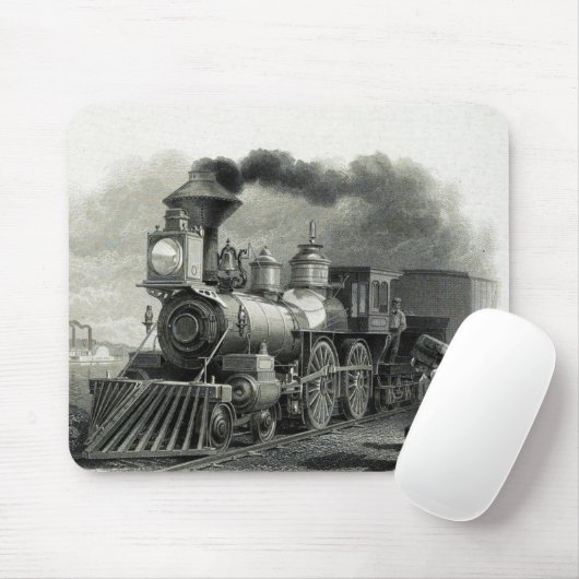 Vintager Dampfzug Mousepad (Mit Mouse)