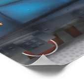 Vintager Dampfzug Poster (Ecke)