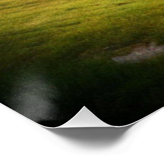 Vintager Dampfzug Poster (Ecke)