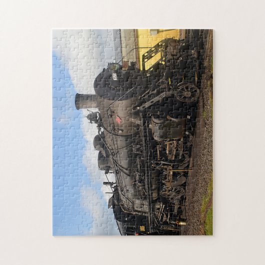 Vintager Dampfzug Puzzle (Vertikal)