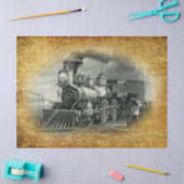 Vintager Dampfzug Seidenpapier (Basteln)