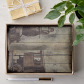 Vintager Dampfzug Seidenpapier (Geschenk)